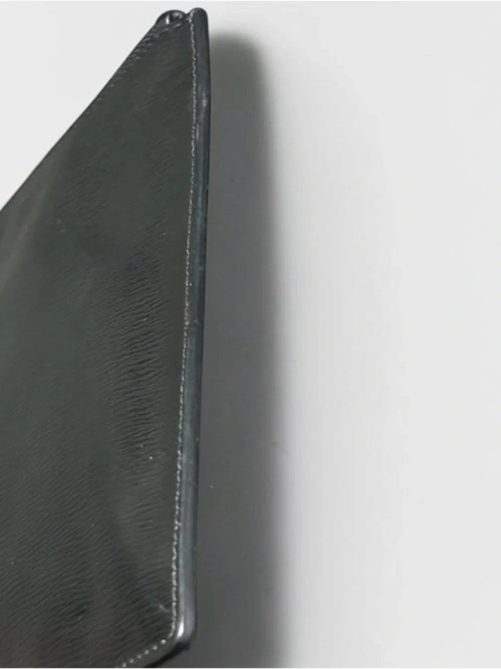 Dior Homme Black Calfskin Bee Pouch Clutch Document Case